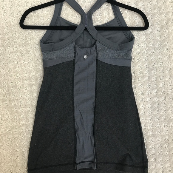 Lululemon Tank Gray Racerback - Picture 3 of 3
